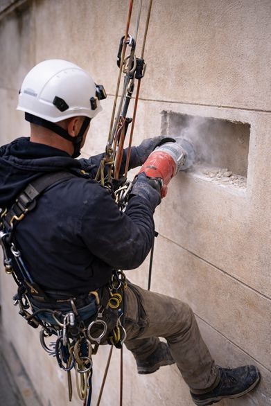 Inspection structure en fer